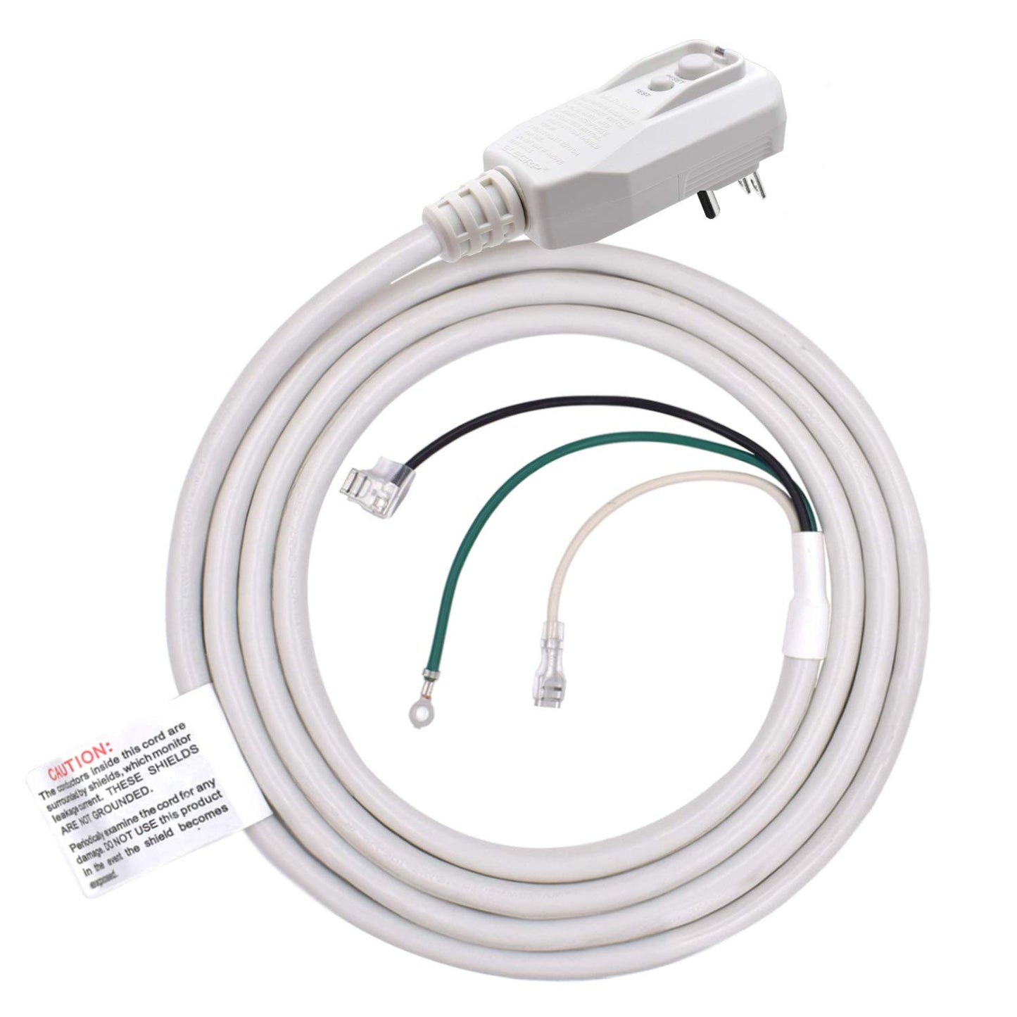 ELEGRP 240VAC 15Amp 3600W 14AWG LCDI Power Cord Plug 60Hz NEMA 6-15P for A/C Air Conditioner, E250451 UL Certified, 7.5FT Leakage Current Detection Interrupter Replacement 0661515LY L15615 (1 Pack)
