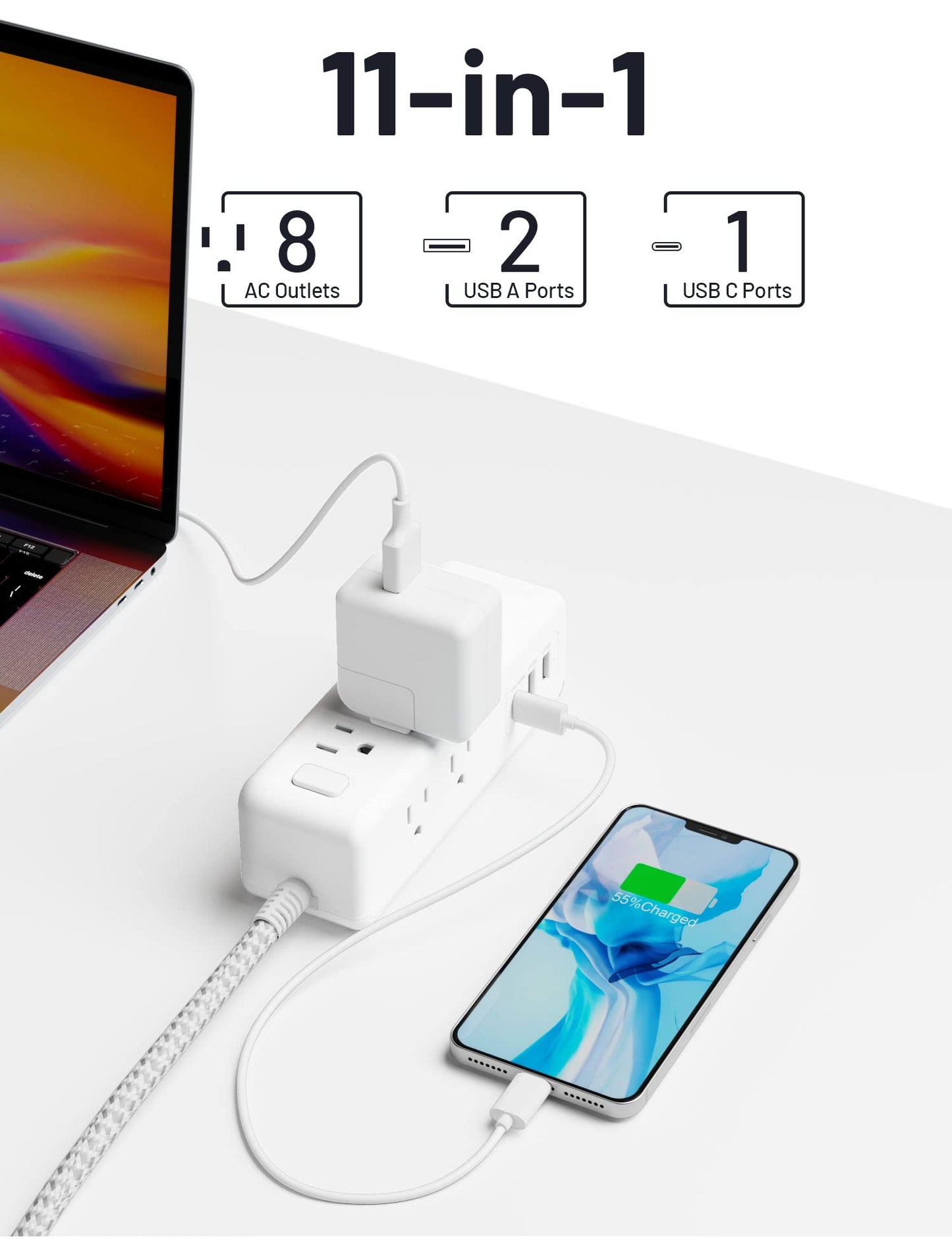 ELEGRP Travel Power Strip