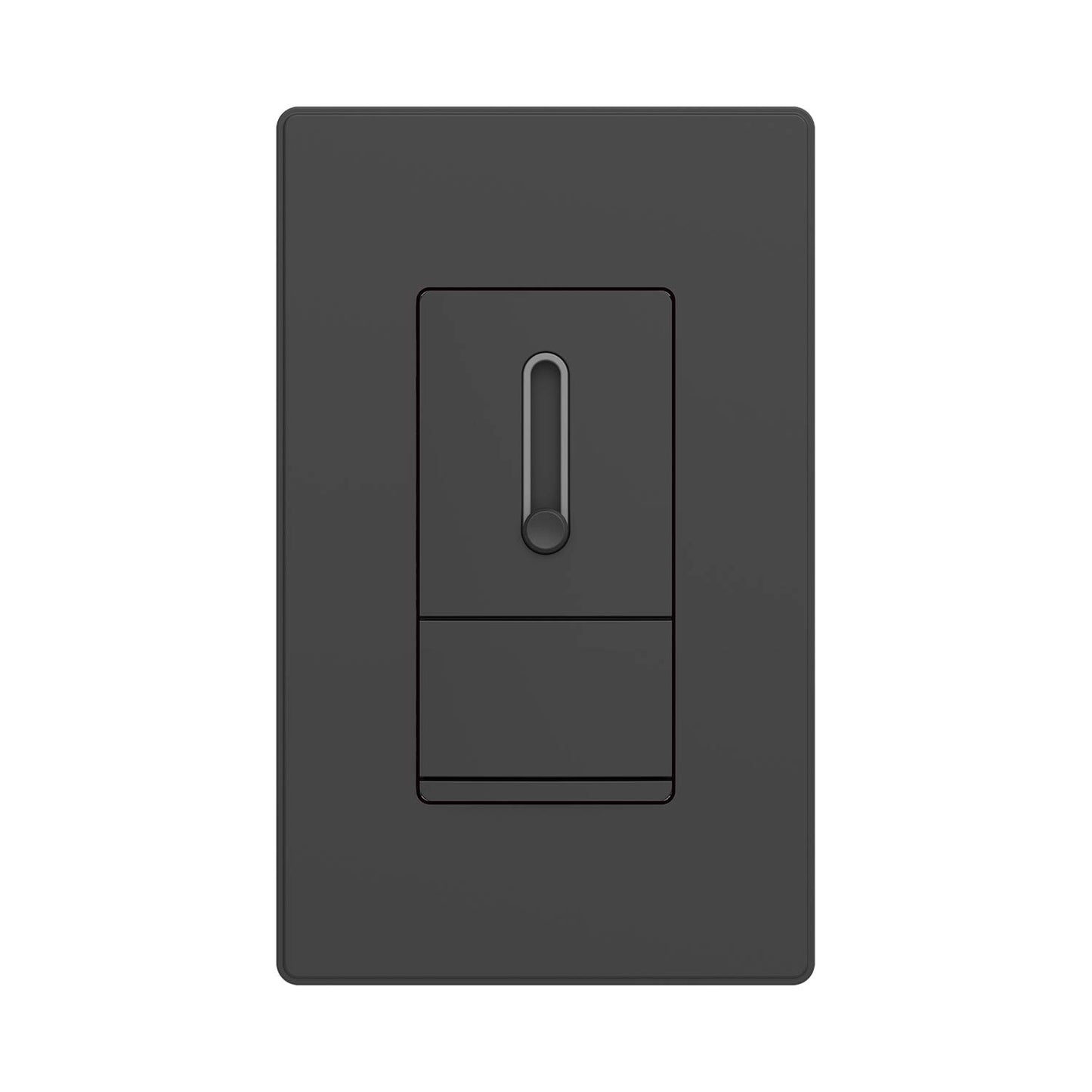 ELEGRP Slide Dimmer Switch, Single Pole or 3-Way, for LED, CFL, Incandescent Bulbs, Full Control with Preset, Rocker Paddle, Wall Plate Included