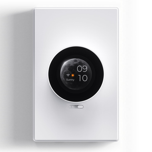 ELEGRP 2025 WiFi Smart Rotating Dimmer with 1.8-Inch TFT Display, Voice & App Control