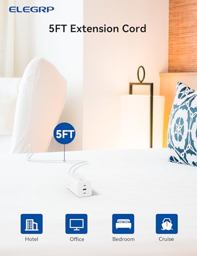 ELEGRP Travel Power Strip