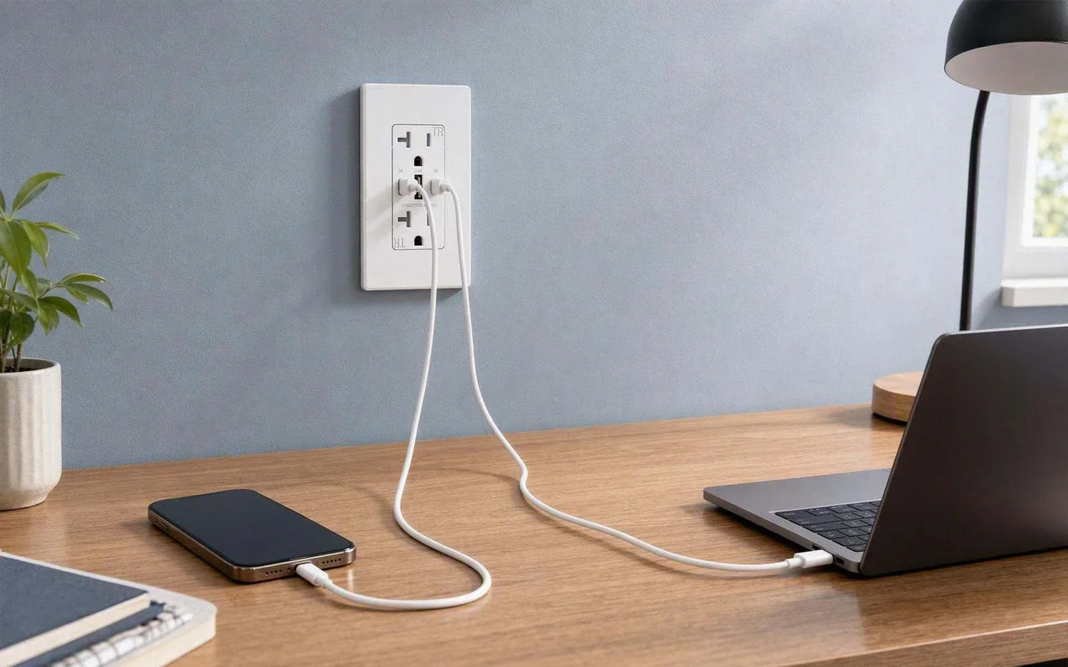 How Does a USB Wall Outlet Charge Phones Without a Charger Brick?