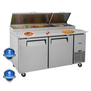 Commercial Refrigerator Pizza Prep Table 67 IN 20.3 CU