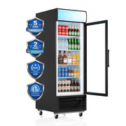 Commercial Freezer glass door 19.3CU
