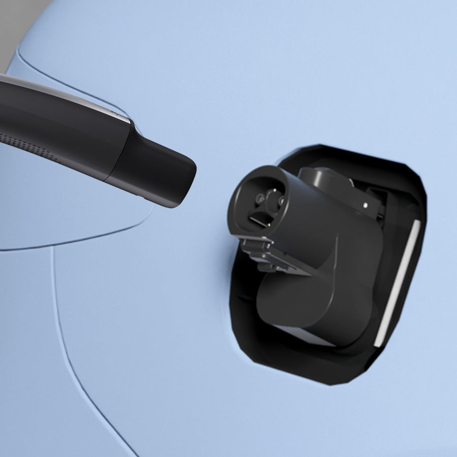 Insert charger into adapter