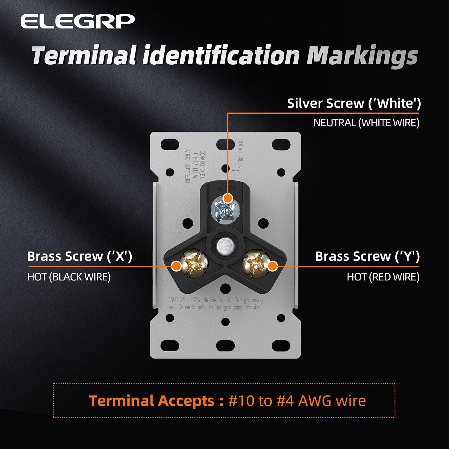 ELEGRP 30/50 Amp Flush Mount Power Receptacle, NEMA 10-30R & 10-50R Outlet, and Heavy Duty Plug, NEMA 10-30P & 10-50P, 125/250V, UL Listed