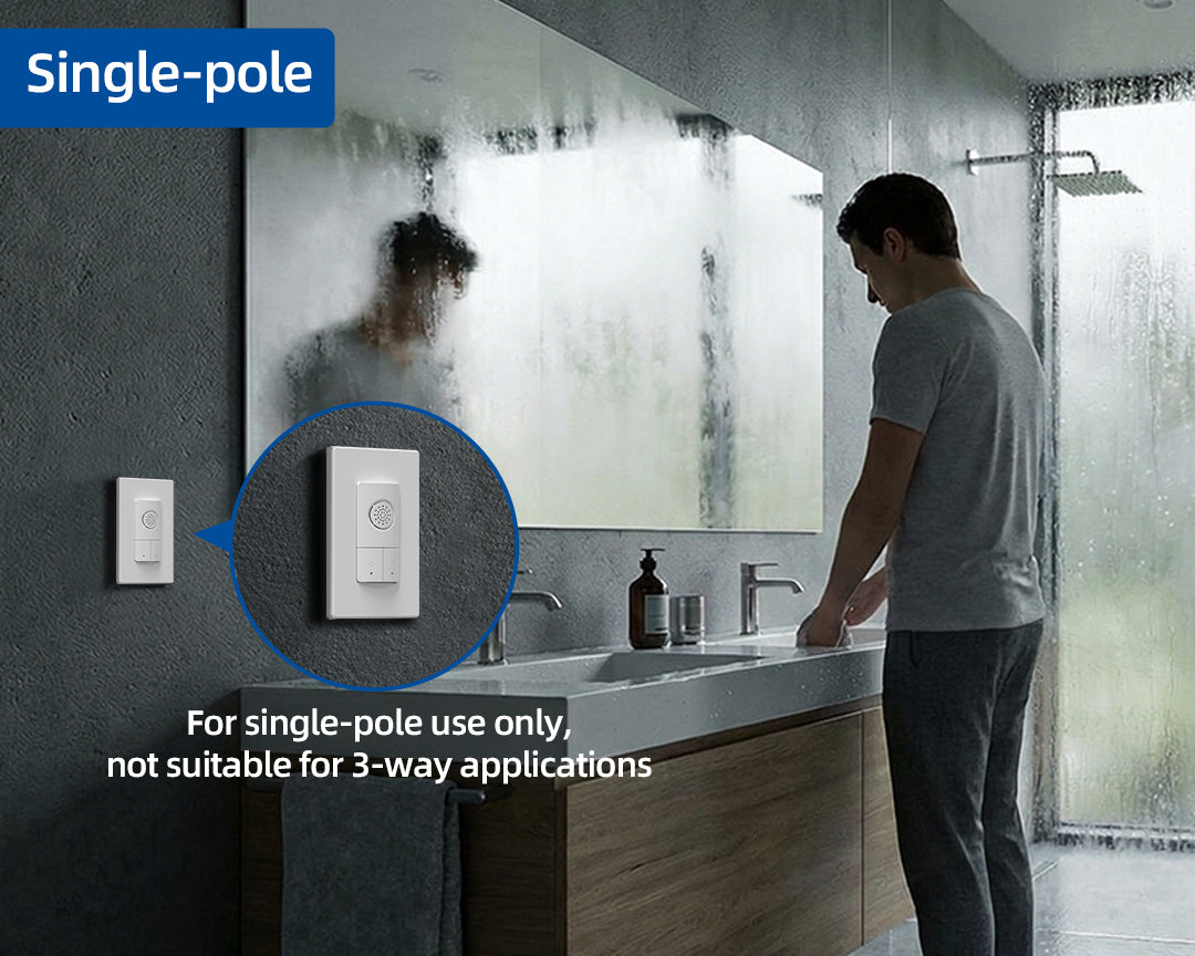 <strong>Single-Pole Installation Only</strong>