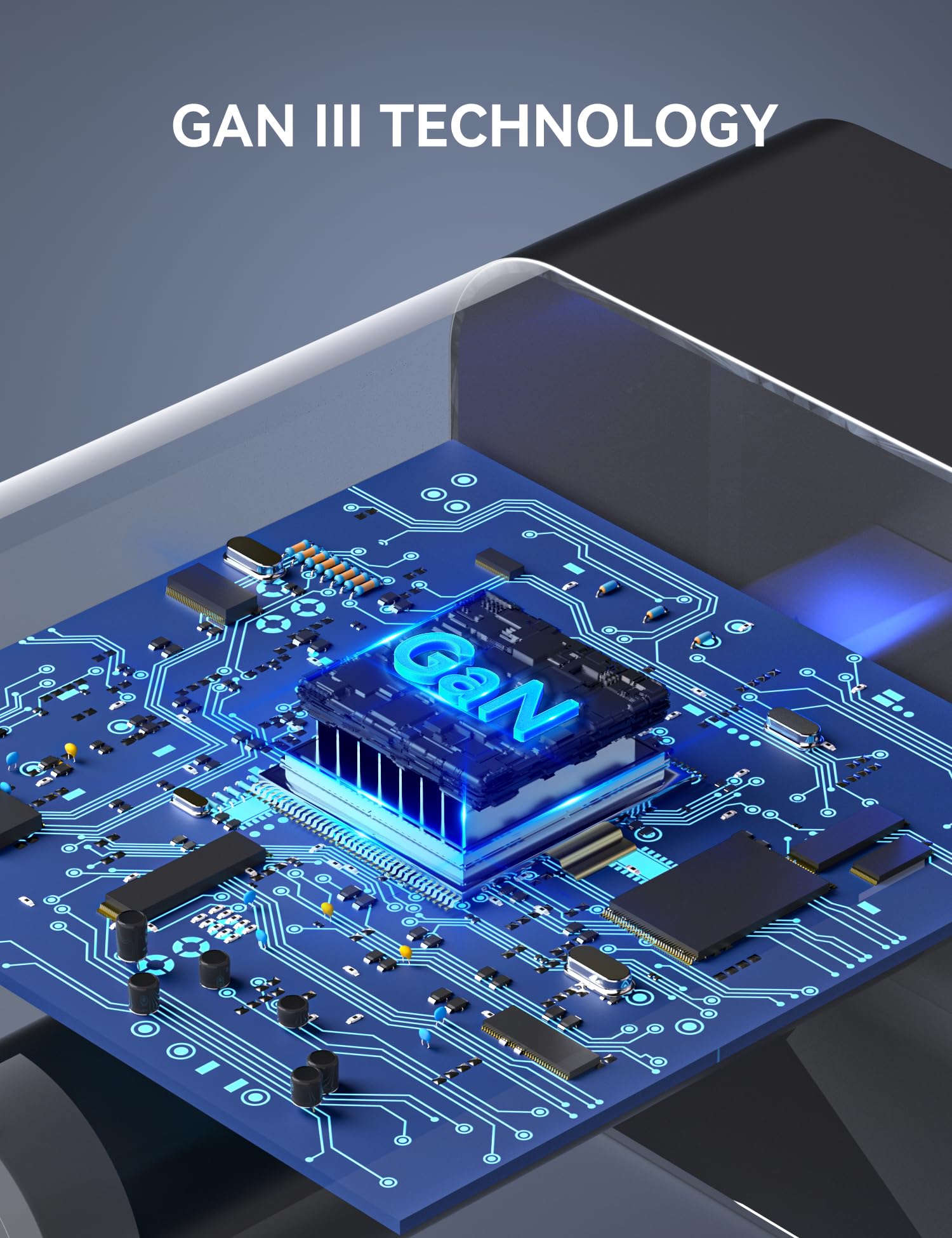 ELEGRP GaNIII 120W Fast Quick Charger Station, Dual USB C Dual USB A Multi-Port, PD 100W Power Adapter for MacBook Pro/Air, iPad, iPhone 14/13/12 Series, Galaxy S22/21, Steam Deck & More