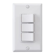 Combination Light Switch, 15A 125V, 3 Single Pole Switches