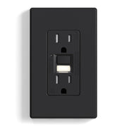 15A/20A, Self-Test, Tamper-Resistant GFCI Outlet with Nightlight