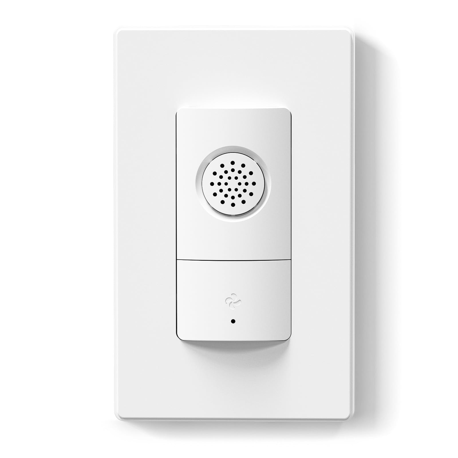 ELEGRP Humidity Sensor Switch for Exhaust Fan, Bathroom Moisture Control, Automate Ventilation, Air Circulation, Ground Wire Required, Single Pole, White