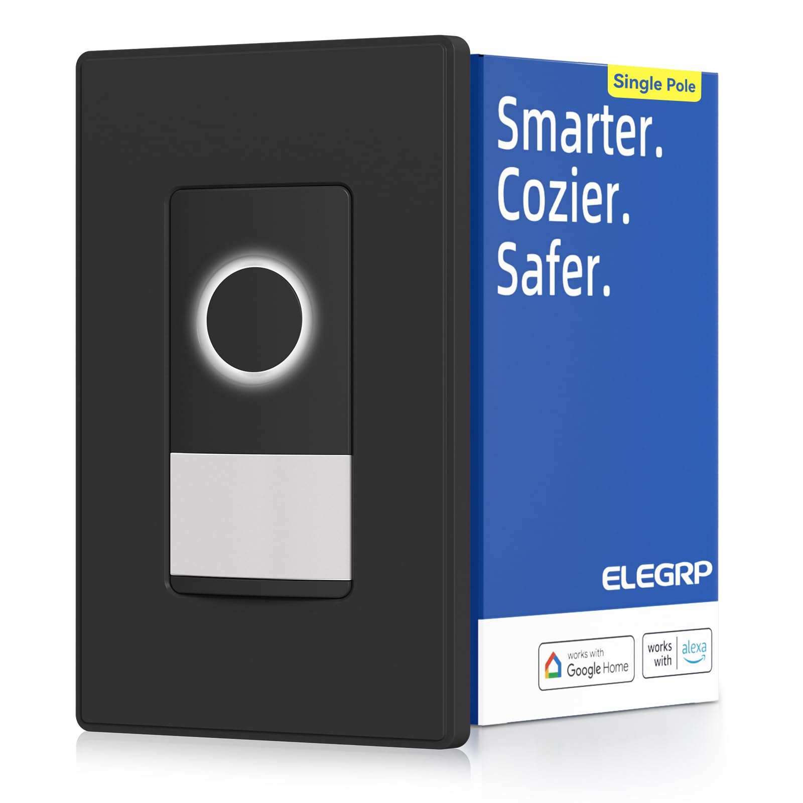 Wi-Fi Smart Motion Sensor Switch with Voice & App Control, Single Pole or 3-Way