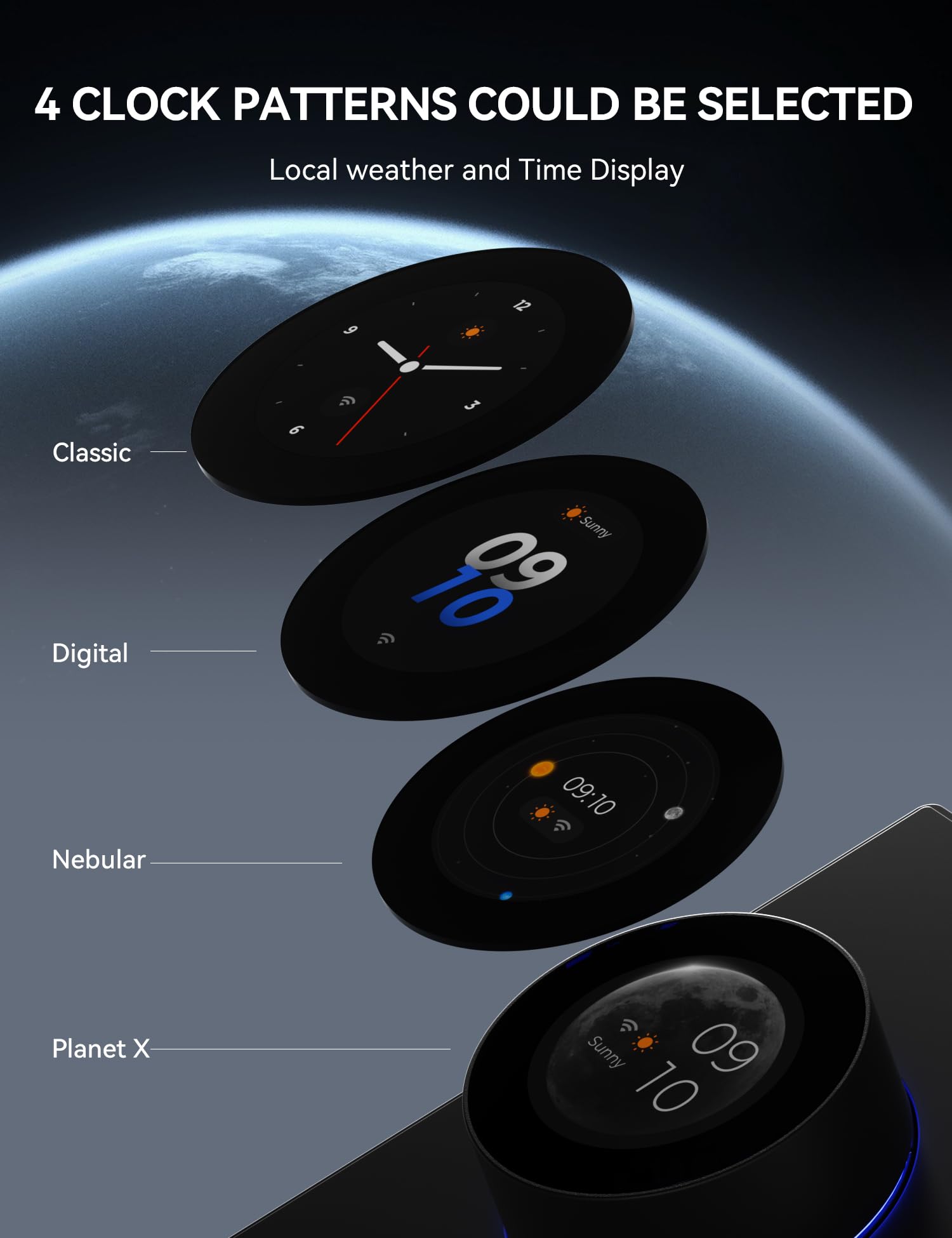 Wi-Fi Smart Rotary Dimmer Switch with Digital Display