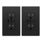 ELEGRP USB Outlet Receptacle, 3-Port USB-C Wall Outlet, 30W 6.0A High-Speed Charging, Tamper-Resistant, Screwless Wall Plate Included