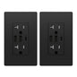 ELEGRP USB Outlet Receptacle, 3-Port USB-C Wall Outlet, 30W 6.0A High-Speed Charging, Tamper-Resistant, Screwless Wall Plate Included