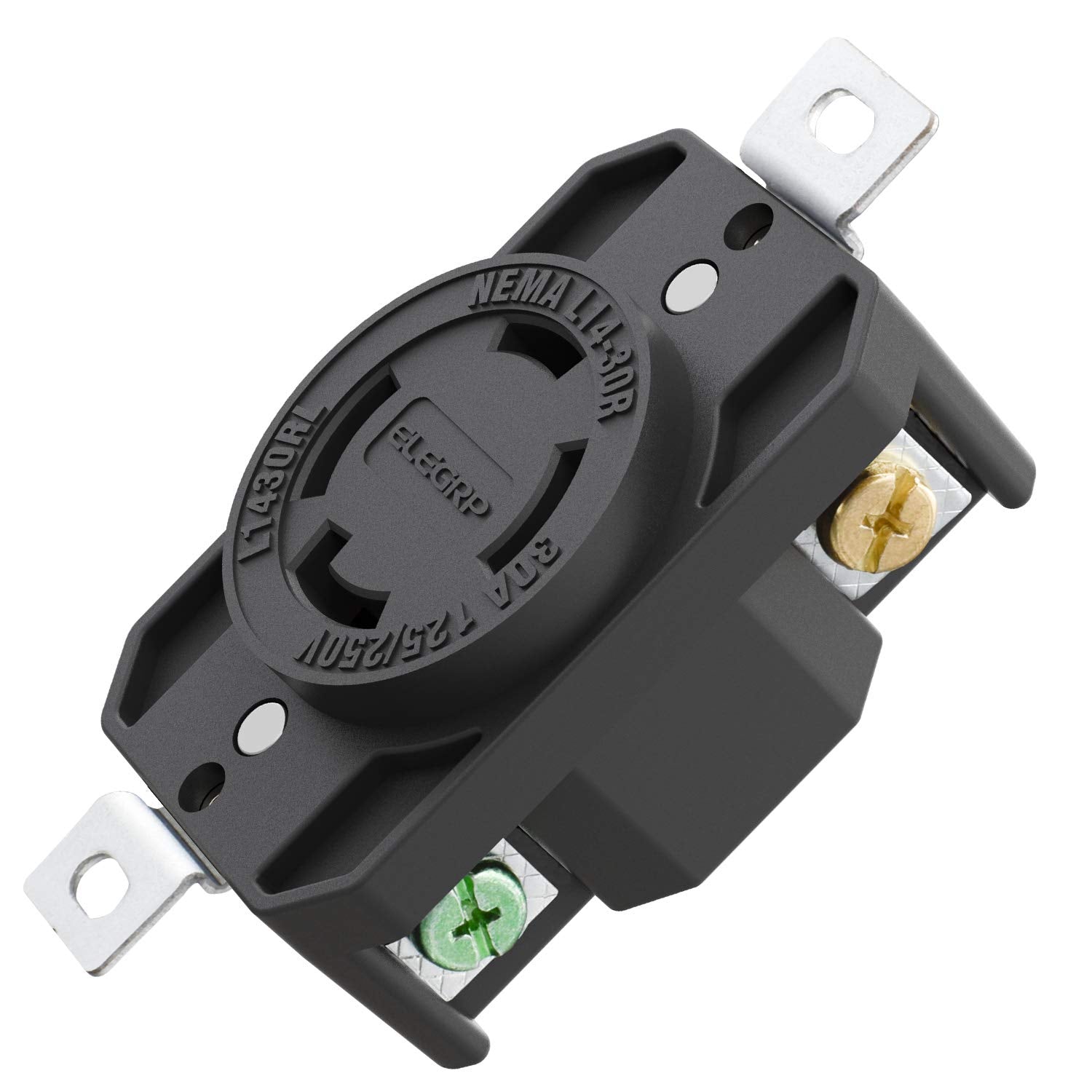 Twist Lock Adapter Male Plug & Connector 30A 125-250V