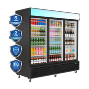 Commercial Refrigerators glass door 70 CU
