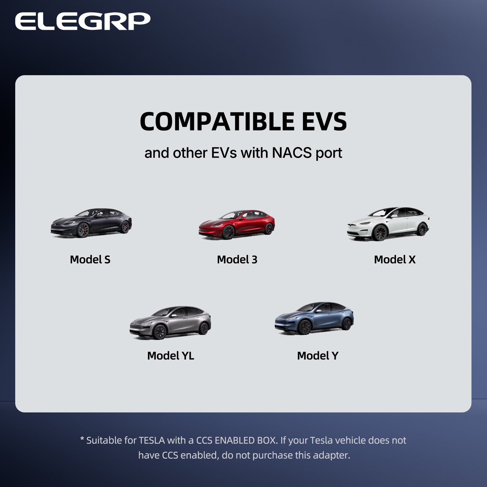 EV Charging Adapter 500A 1000V DC, CCS1 Charger to NACS Vehicle