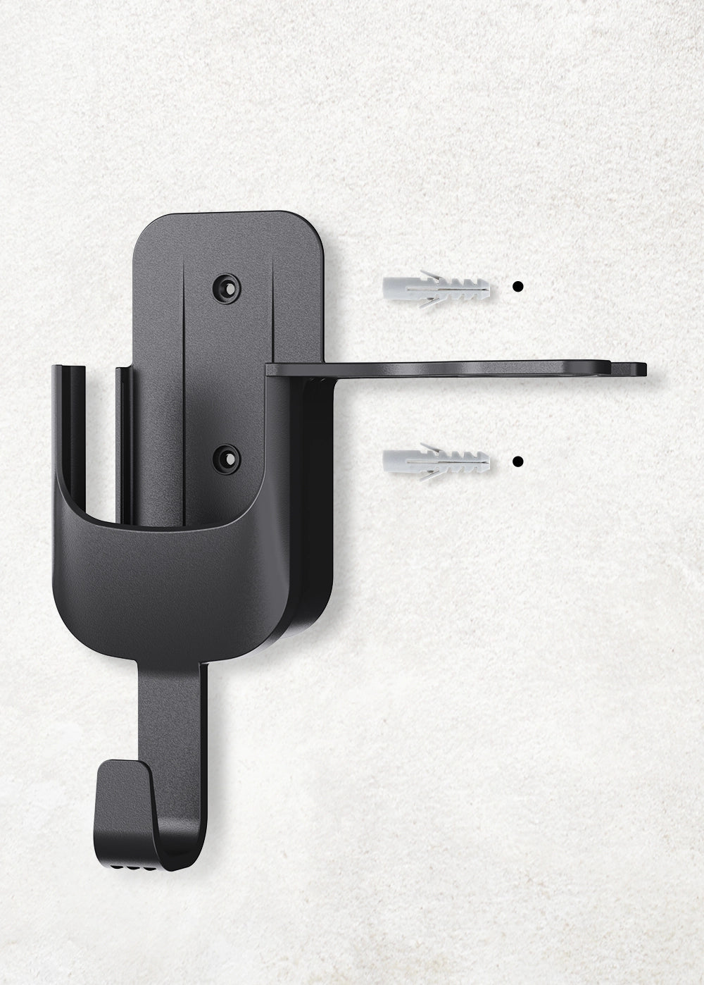 Fix the holder with screws