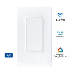 ELEGRP Smart Light Switches Single Pole or 3 Way 2.4GHzi