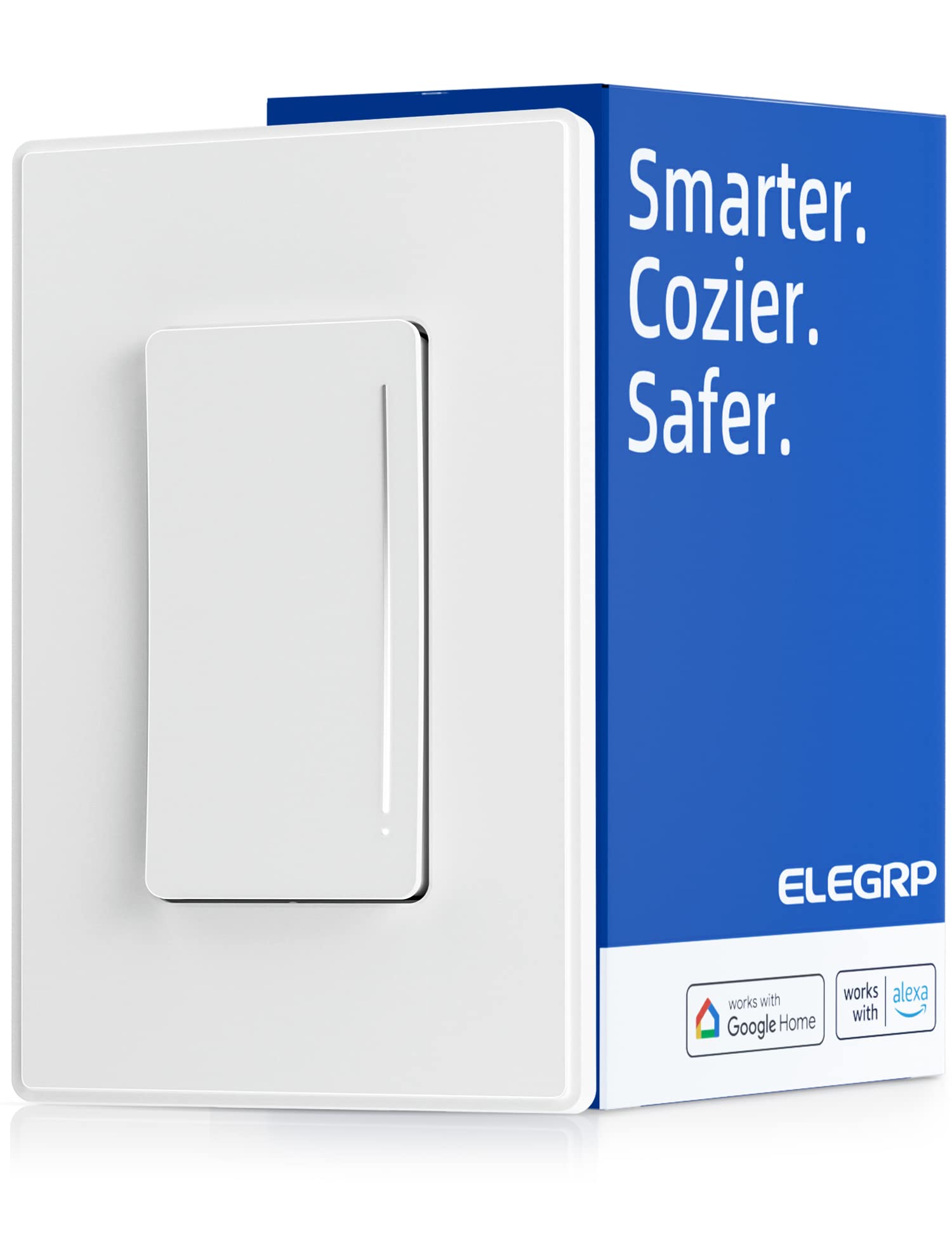 Wi-Fi Smart Touch Dimmer Switch with Hidden LED Indicator